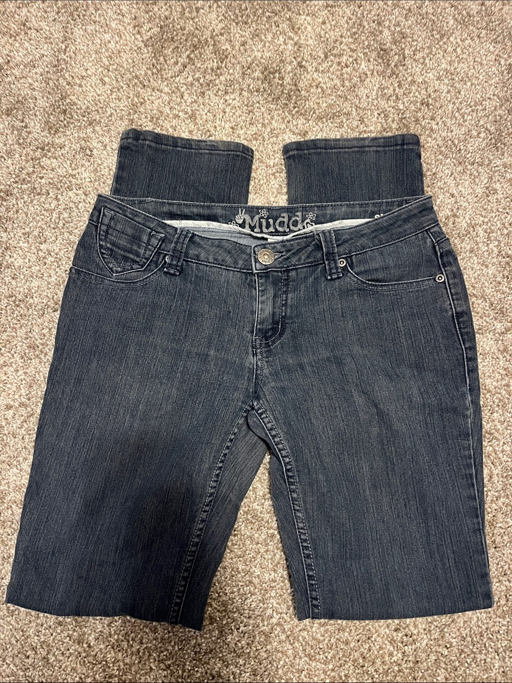 Mudd Y2K Vintage Women's Dark Denim Skinny Jeans- Size 7